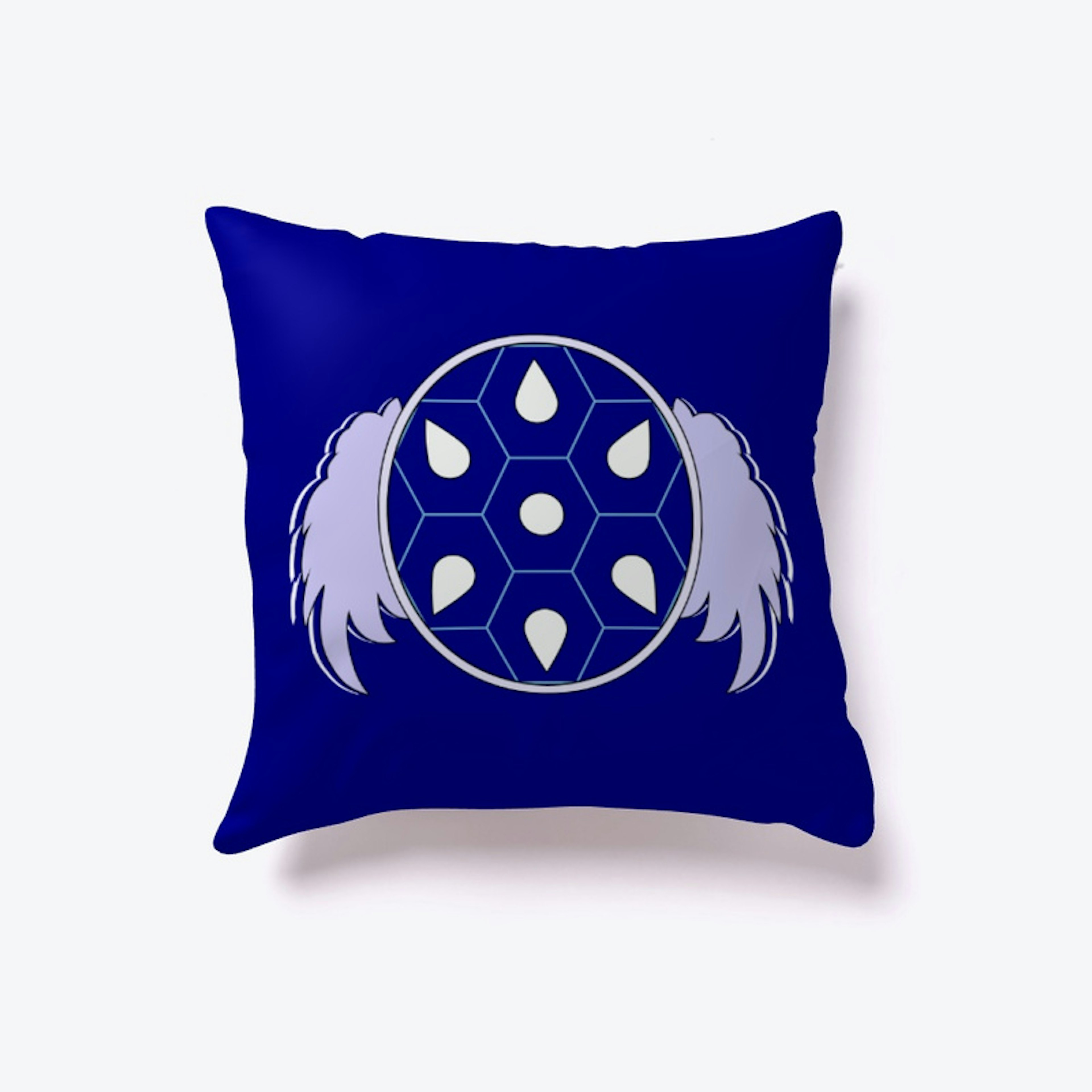 Blue Shell Pillow