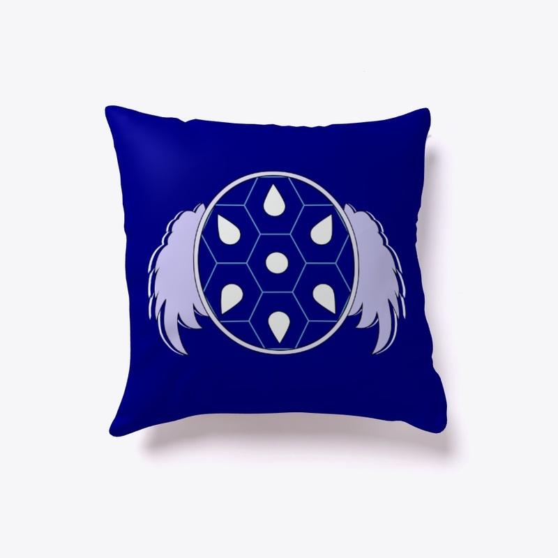 Blue Shell Pillow